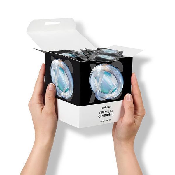 Набір презервативів Satisfyer Premium Condoms XS (45 мм) 100 шт SX3265-S фото