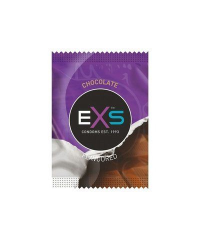 Презерватив EXS Flavoured Chocolate зі смаком гарячого шоколаду 05726/ 400exsmixflav фото