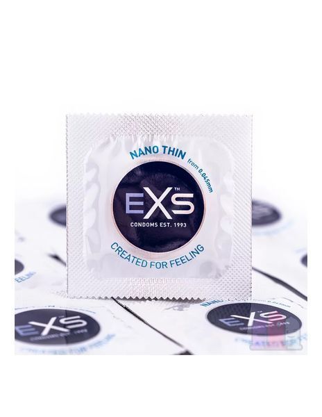 Презервативи ультратонкі EXS Nano Thin веганські EXS102436 фото