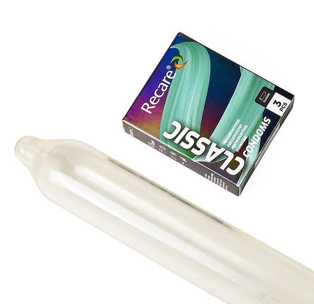 Презервативи Holographic Recare Classic Condoms 3 шт, класичні SX3328 фото